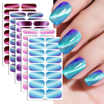 Glitzerverlauf Nagelüberzüge