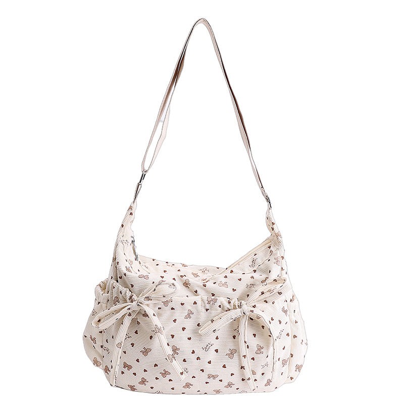 Stylische Blumenschmuck-Hobo-Tasche