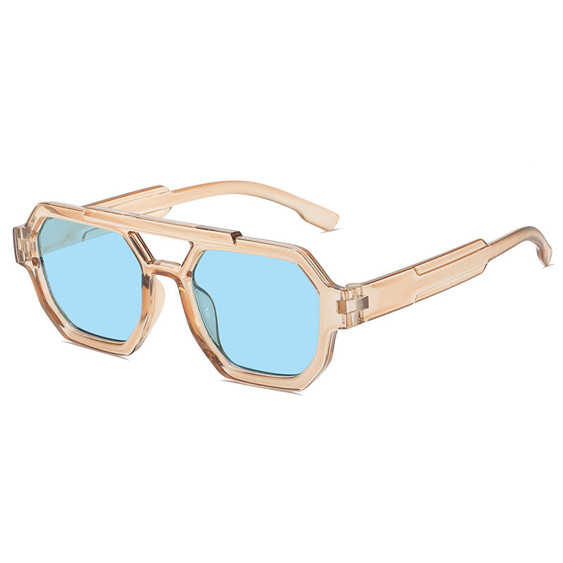 Stylische geometrische Rahmen Sonnenbrille Brehn
