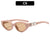 Elegante Katzenaugen-Sonnenbrille mit dekorativem Bogen