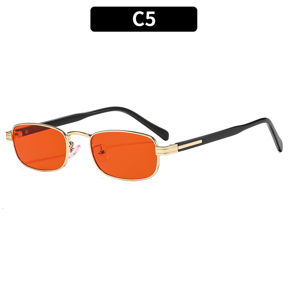 Zeitloses Design Vintage-inspirierte Metallrahmen Sonnenbrille