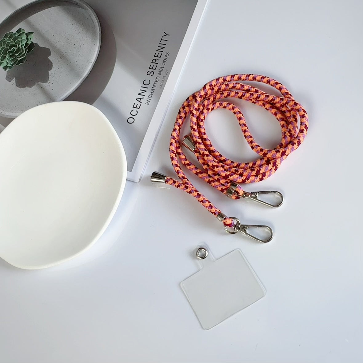 Verstellbare Lanyard mit doppelten Clips Brehn