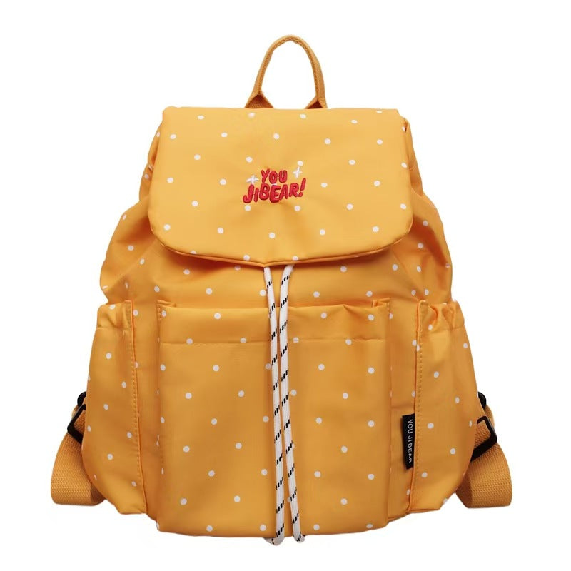 Polka Dot Texturierte Rucksack Brehn