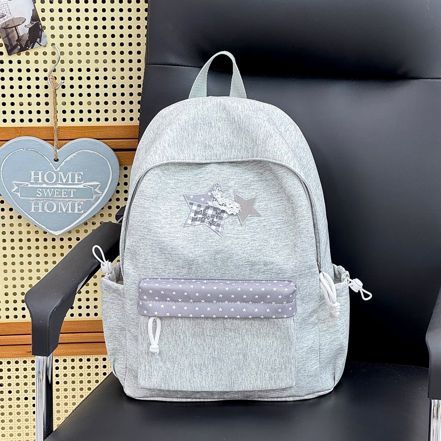 Lässiger Grafikdruck Schulrucksack