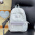 Lässiger Grafikdruck Schulrucksack