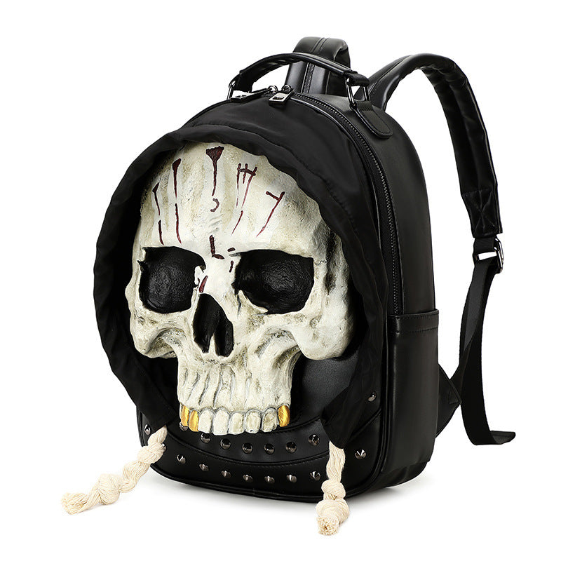 Kreativer Rucksack mit Totenkopf-Design Brehn
