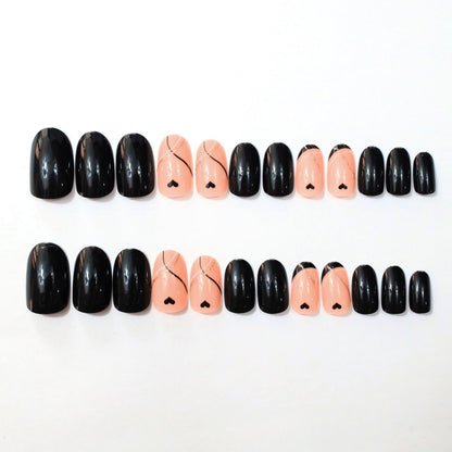 Trendiges abstraktes Nagelkunst-Set Brehn