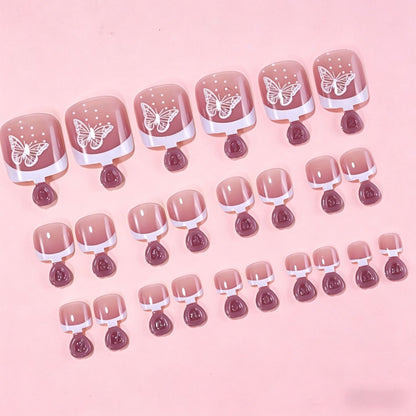 Elegantes Press-On Nagelkunstset