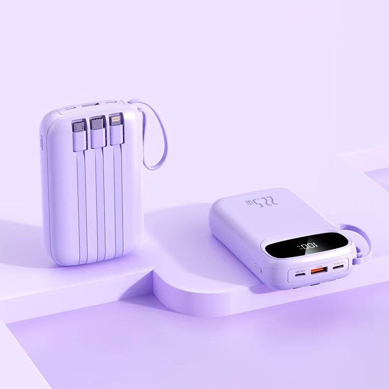 Multifunktionale Powerbank mit Eingebautem Lcd-Display Von Brehn