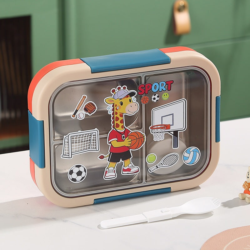 Sport-Themen Multi-Fach Bento Lunchbox