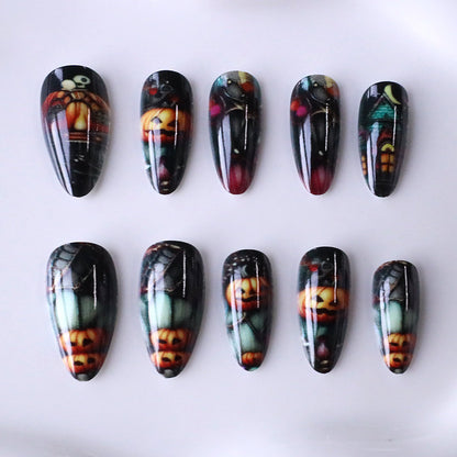 Halloween-Themen 3D Nagelkunst Brehn