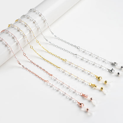 Eleganter Perlenkette Brillenhalter Brehn