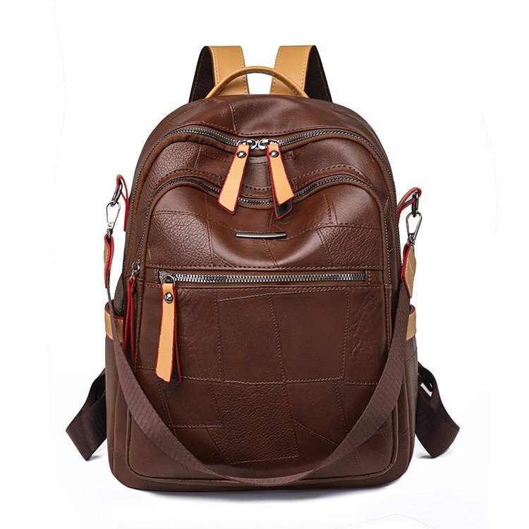 Vielseitiger multifunktionaler Leder Rucksack Brehn