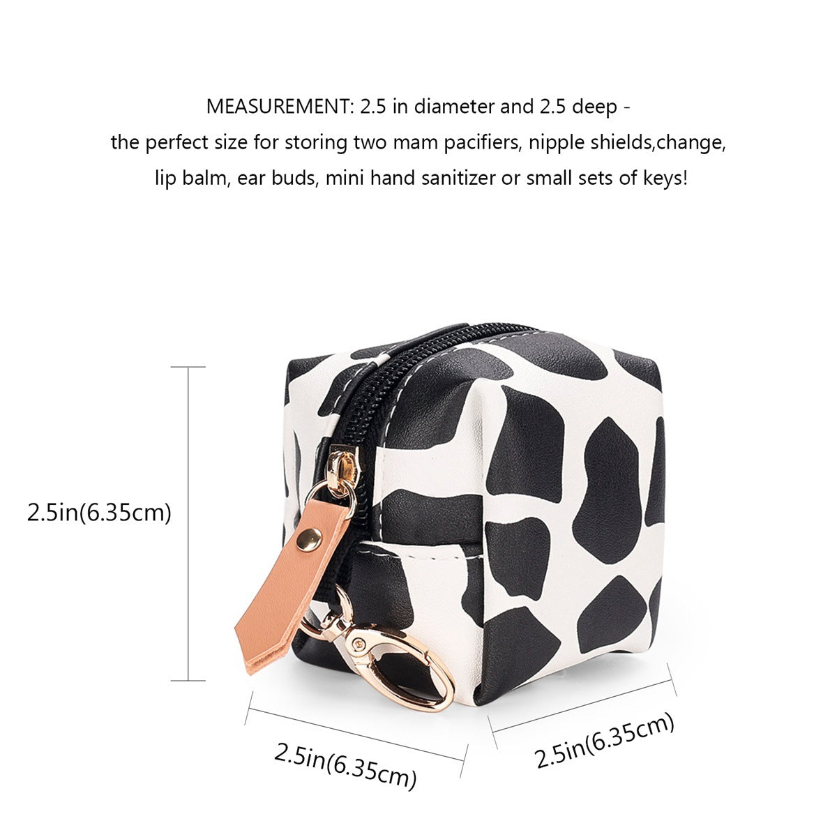 Stylische Schlüsselanhänger-Tasche Brehn