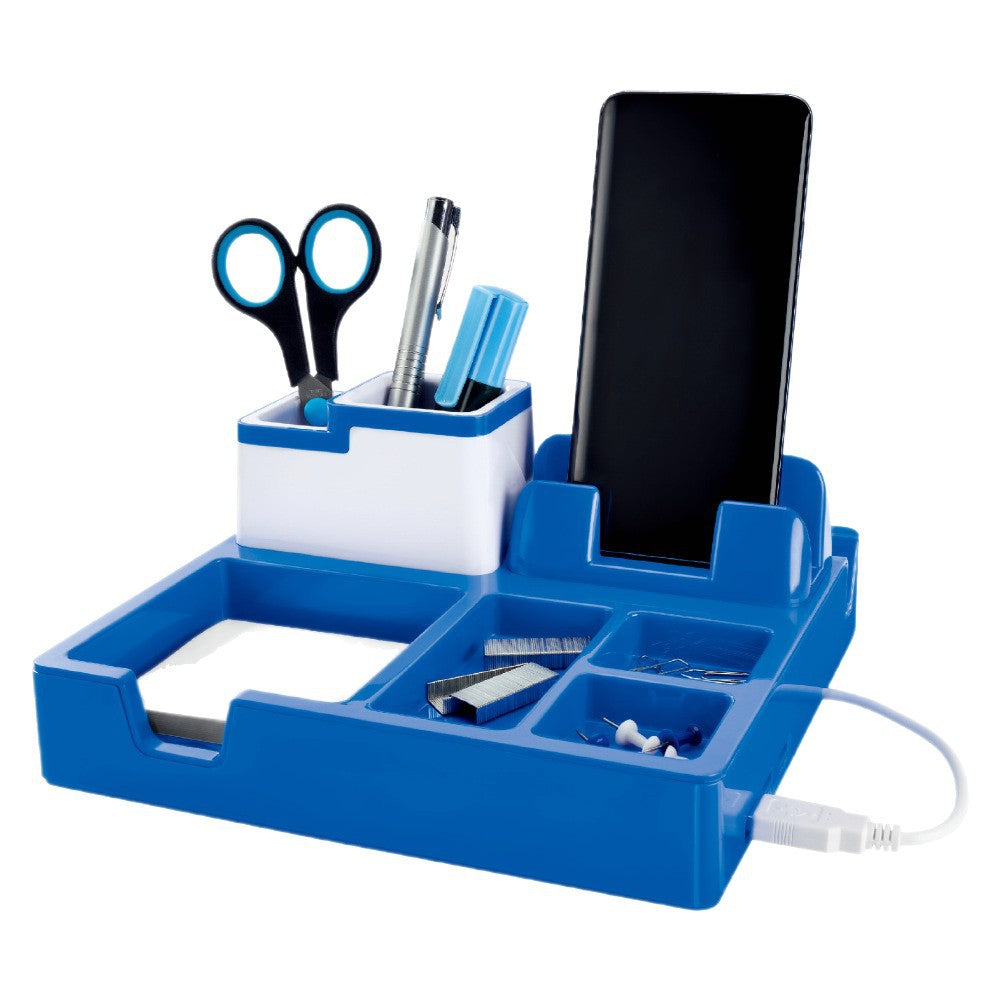 Multifunktionaler Schreibtischorganizer mit Usb-Ladeanschluss Brehn