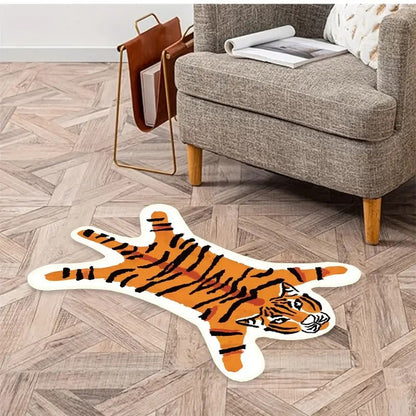 Tiger-förmiger Dekorativer Teppich