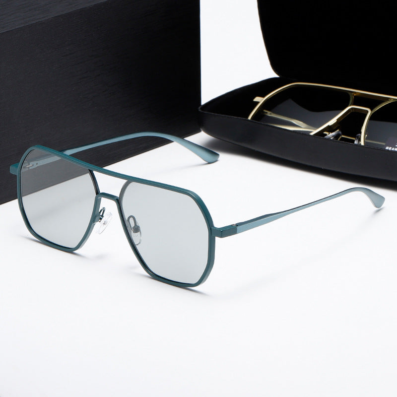 Damen Innovative modische Sonnenbrille mit rechteckigem Rahmen Brehn
