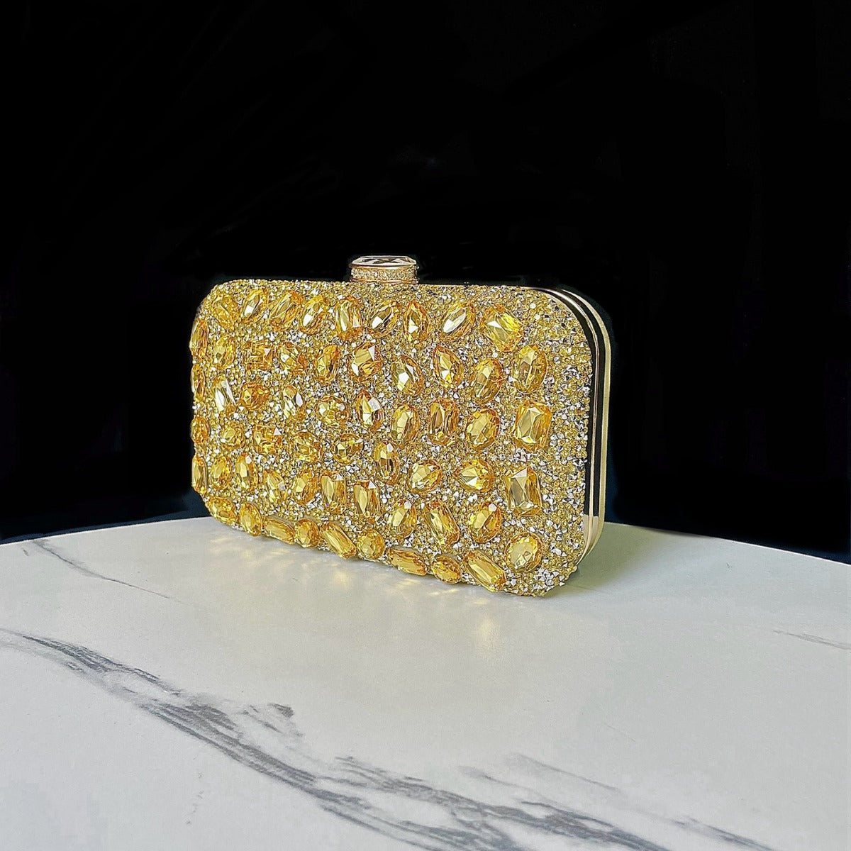 Glamouröse Bejeweled Abend Clutch
