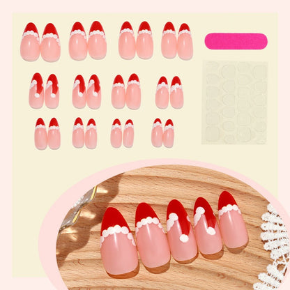 Kunstnagelset mit festlichem Design Brehn
