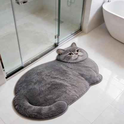Katzen Design Badematte Brehn