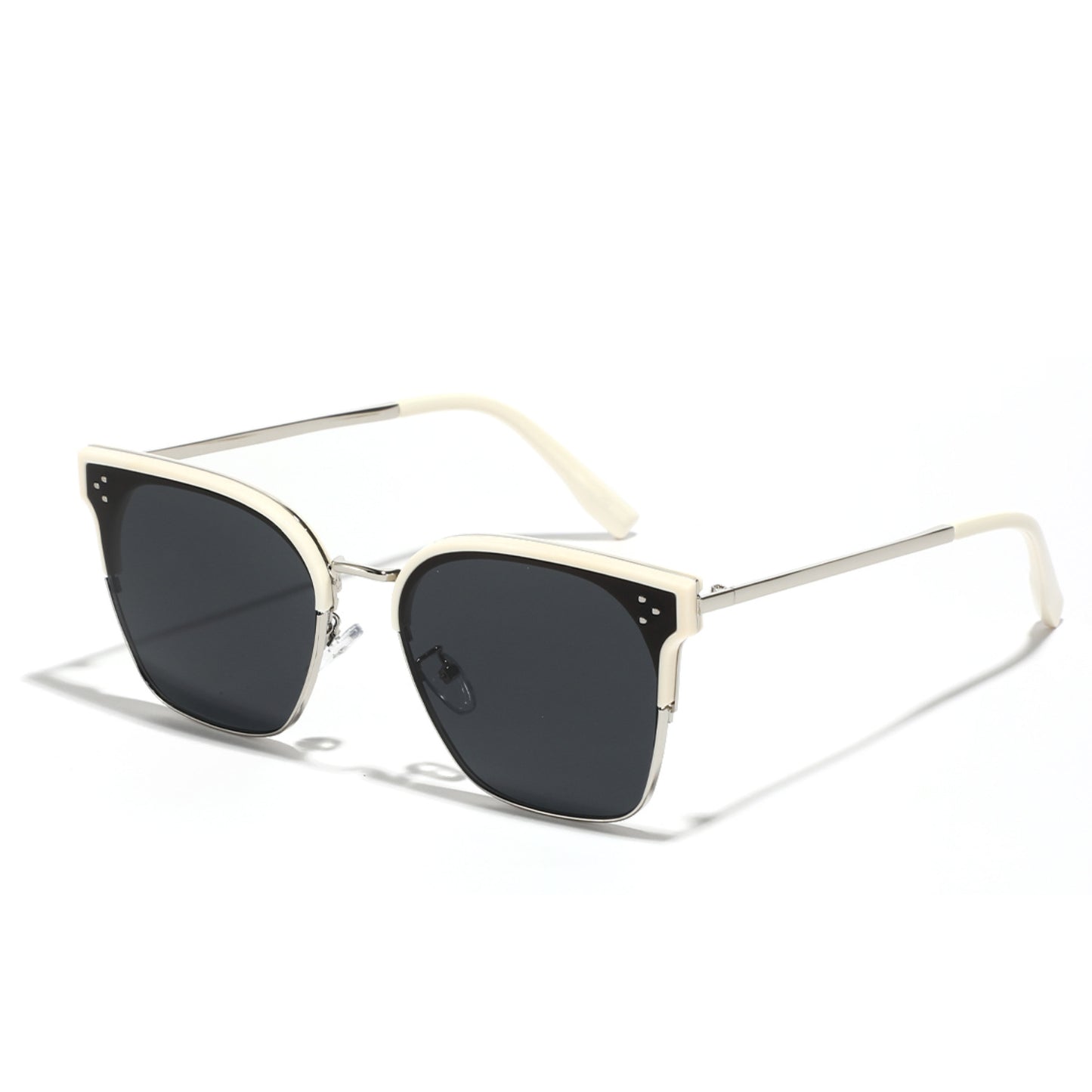 Damen modische Sonnenbrille mit markantem Design und kontrastreichem Rahmen Brehn