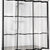 Moderne Chevron-Muster Duschvorhang Brehn