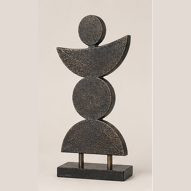 Abstrakte moderne dekorative Skulptur