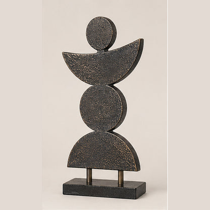 Abstrakte moderne dekorative Skulptur