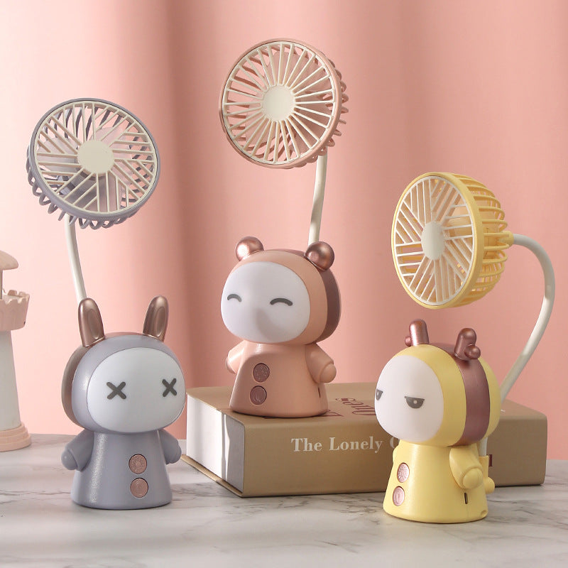 Damen kreativer tragbarer Mini-Ventilator im Tierdesign Brehn