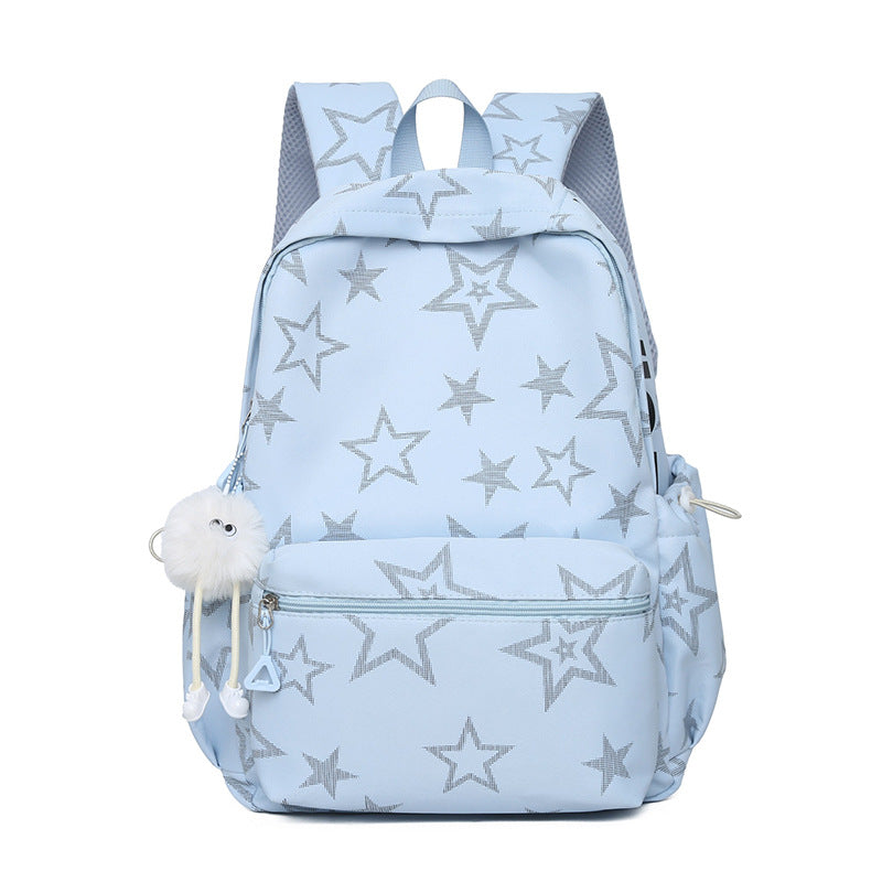 Stern-Bestickter Lässiger Rucksack Brehn