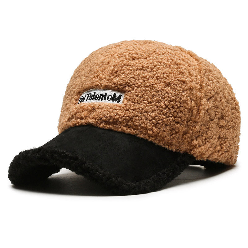 Damen Gemütliche Plüsch Fleece Baseballmütze Brehn