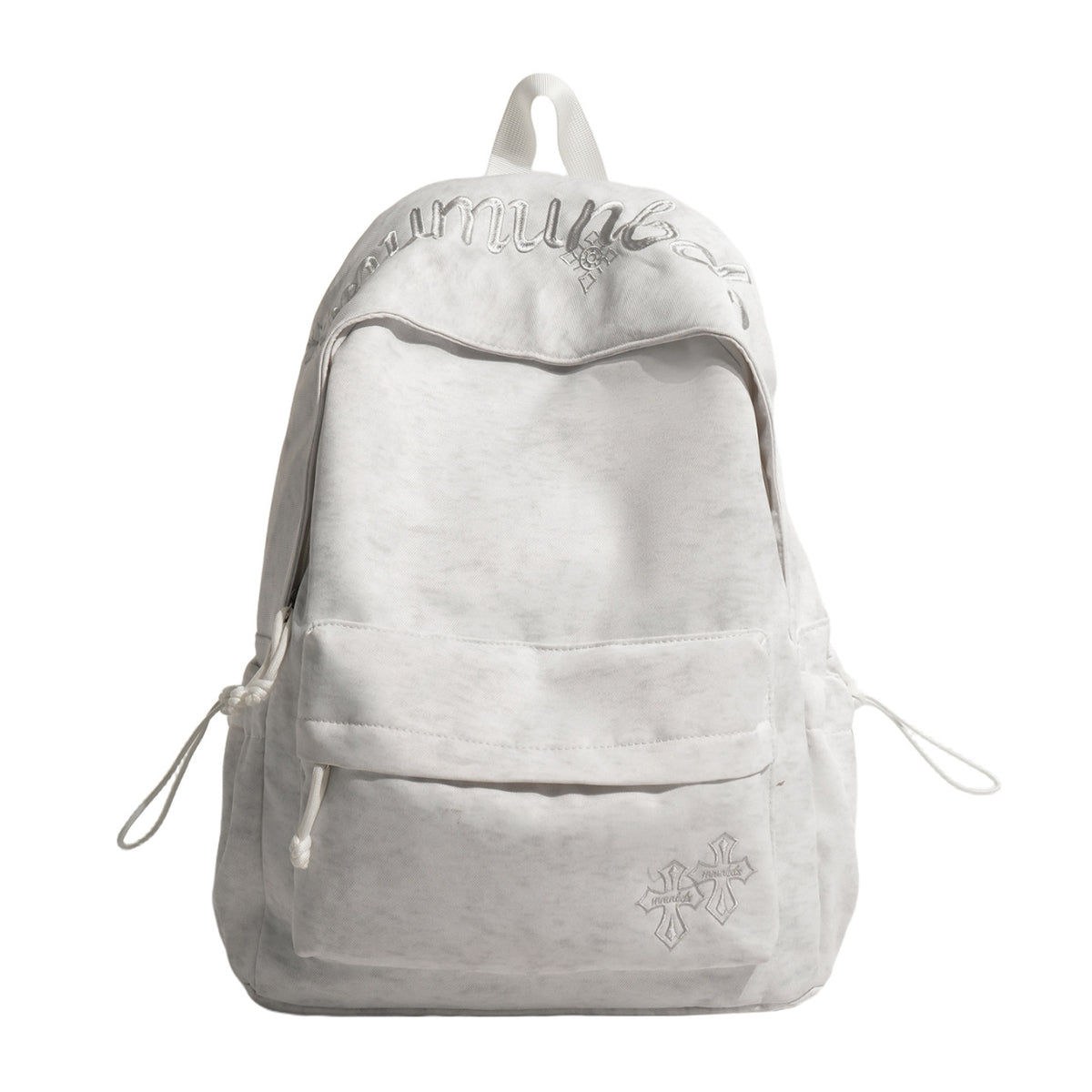 Lässiger bestickter Kordelzug-Rucksack Brehn
