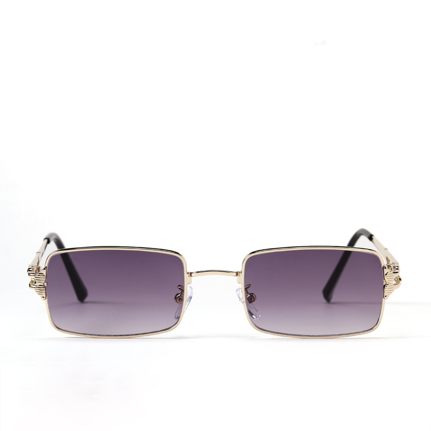 Damen stilvolle Sonnenbrille mit angesagtem rechteckigen Rahmen Brehn