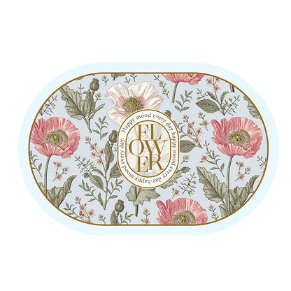 Blumenmuster Dekorativer Bodenmatte