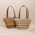 Trendige Strohtasche mit Bunten Details Brehn