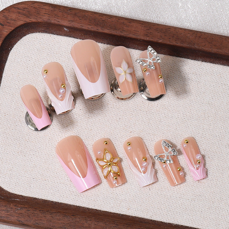 Luxuriöse dekorative Press-On-Nagelspitzen Brehn