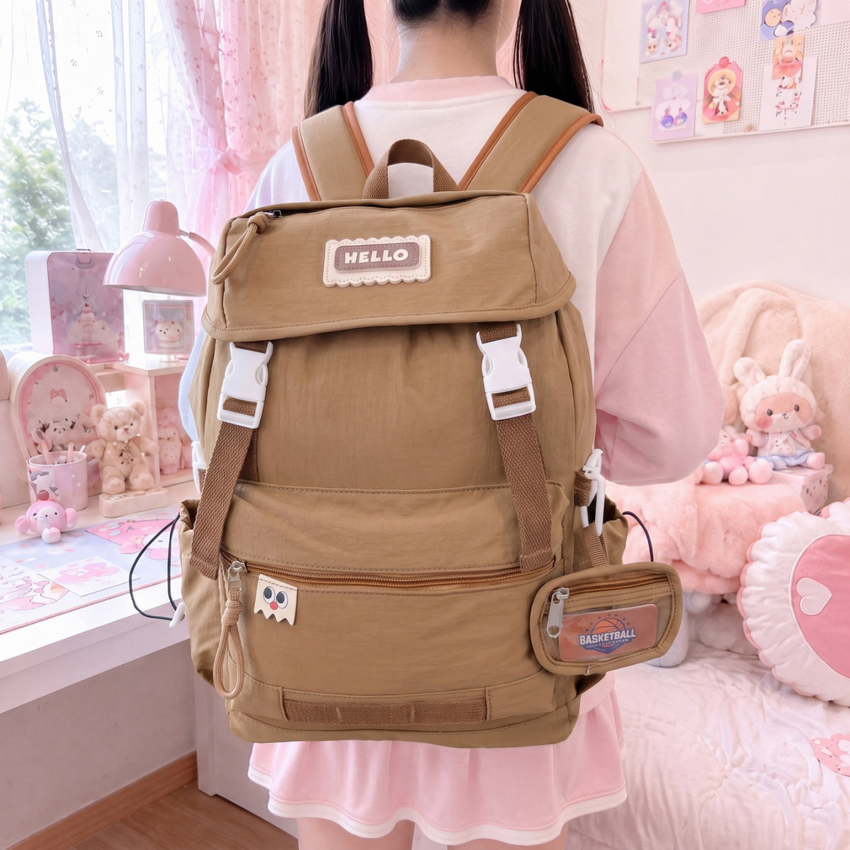 Multifunktionaler lässiger Rucksack Brehn