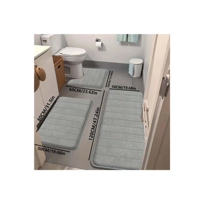 Memory Foam Badezimmer Teppich Set