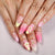Kunstnagelset mit floralen Akzenten und Glitzerverzierungen Brehn 1789119239