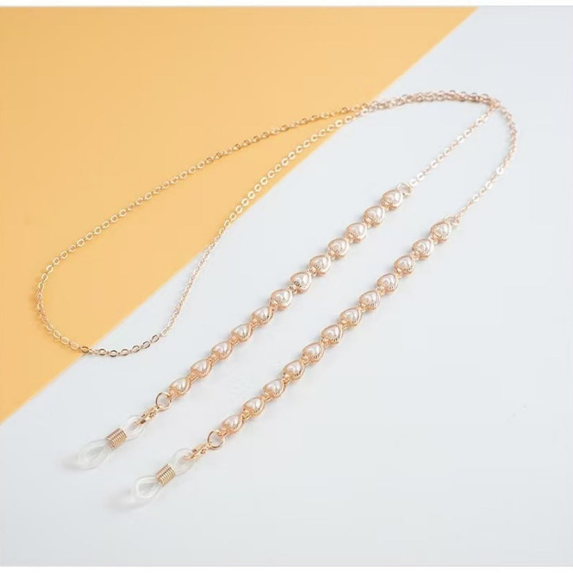 Elegante Perlen Brille Kette Brehn