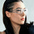 Damen modische Sonnenbrille mit strukturierendem Design und UV-Schutz Brehn