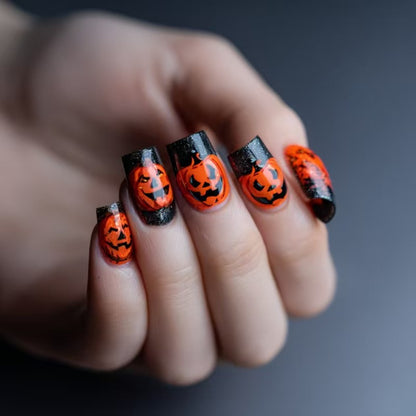 Halloween-Themen Nagelkunst