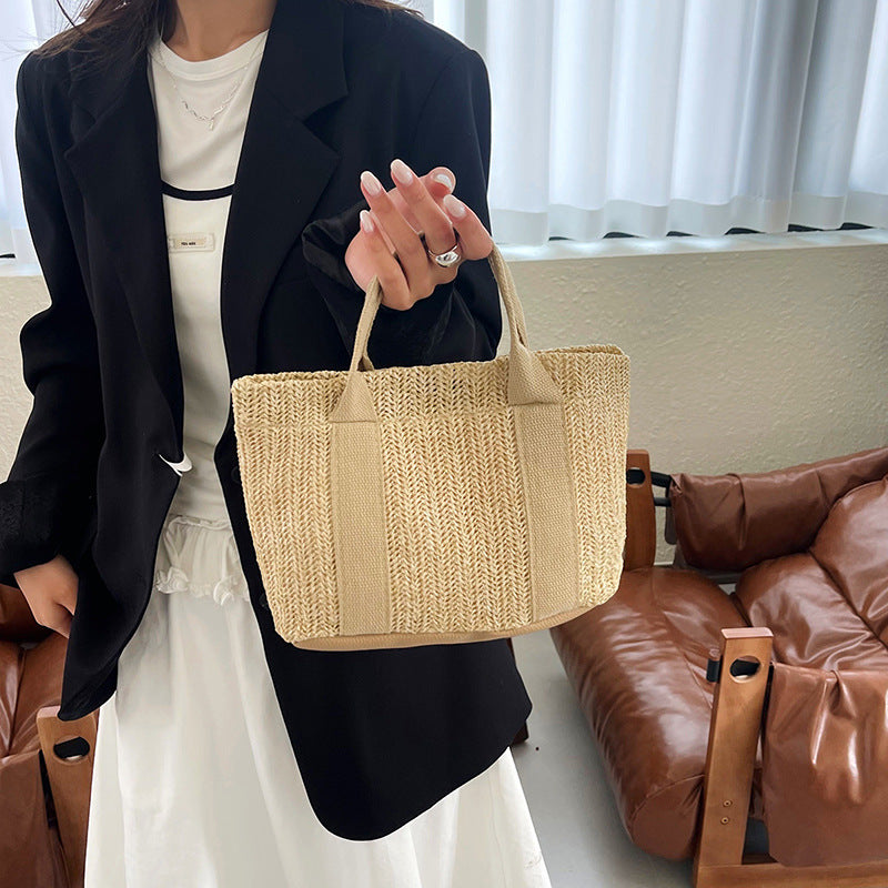 WoEco-Freundliche Strohtasche Strand Brehn