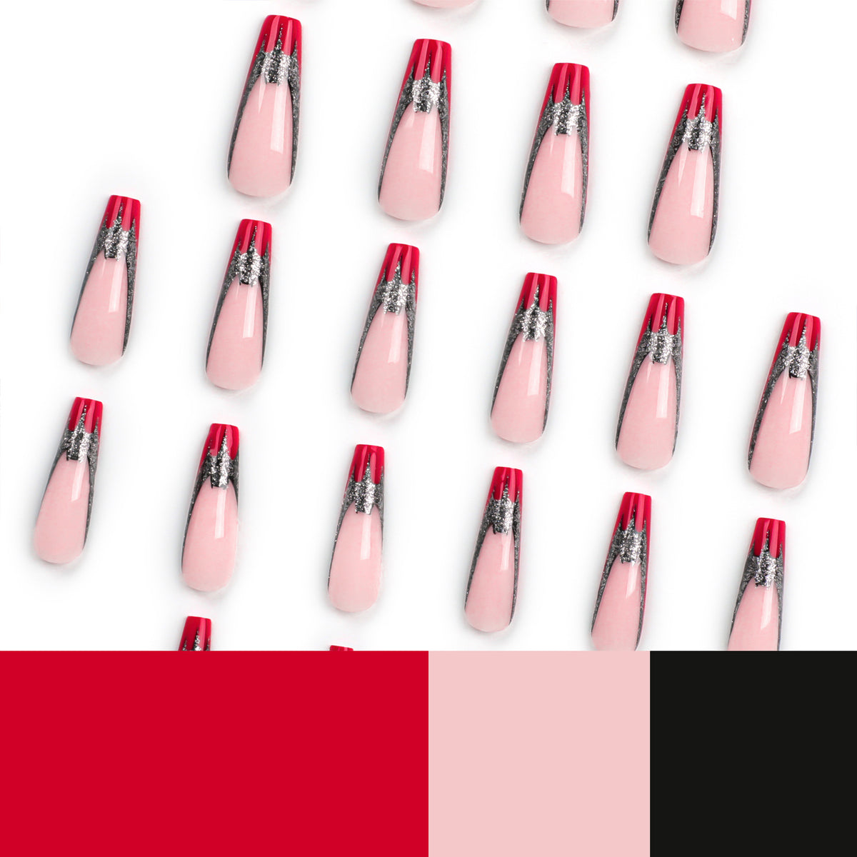 Kunstvolle Gel-Nägel mit außergewöhnlichem Gothic-Design Brehn
