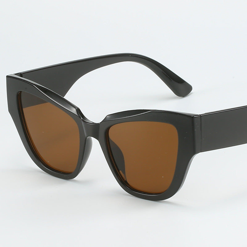 Damen Cat-Eye-Sonnenbrille mit extravagantem Leopardenmuster Brehn