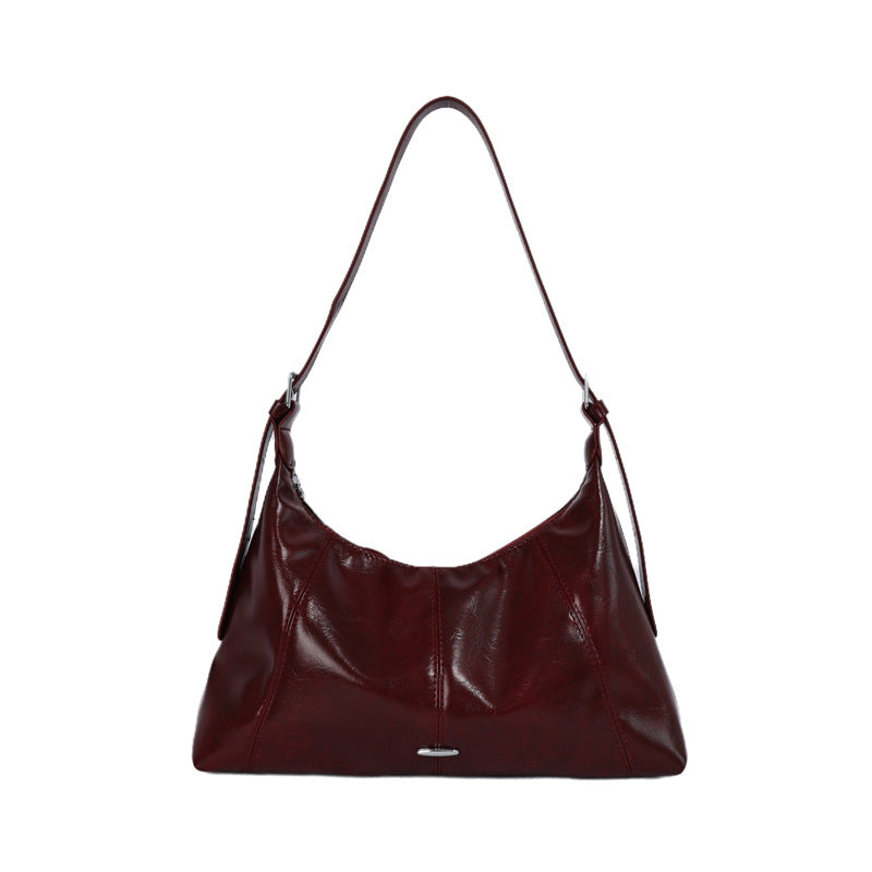 Luxuriöse weiche Leder Schultertasche Brehn