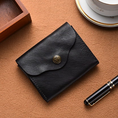 Vintage-inspiriertes Leder-Kartenetui