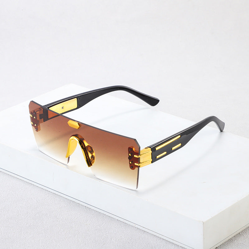 Damen futuristische Fashion-Sonnenbrille Brehn