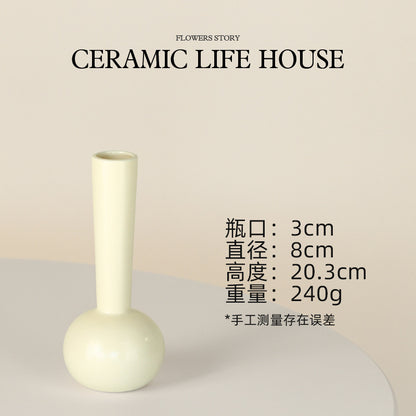 Minimalistische Zen Keramikvase