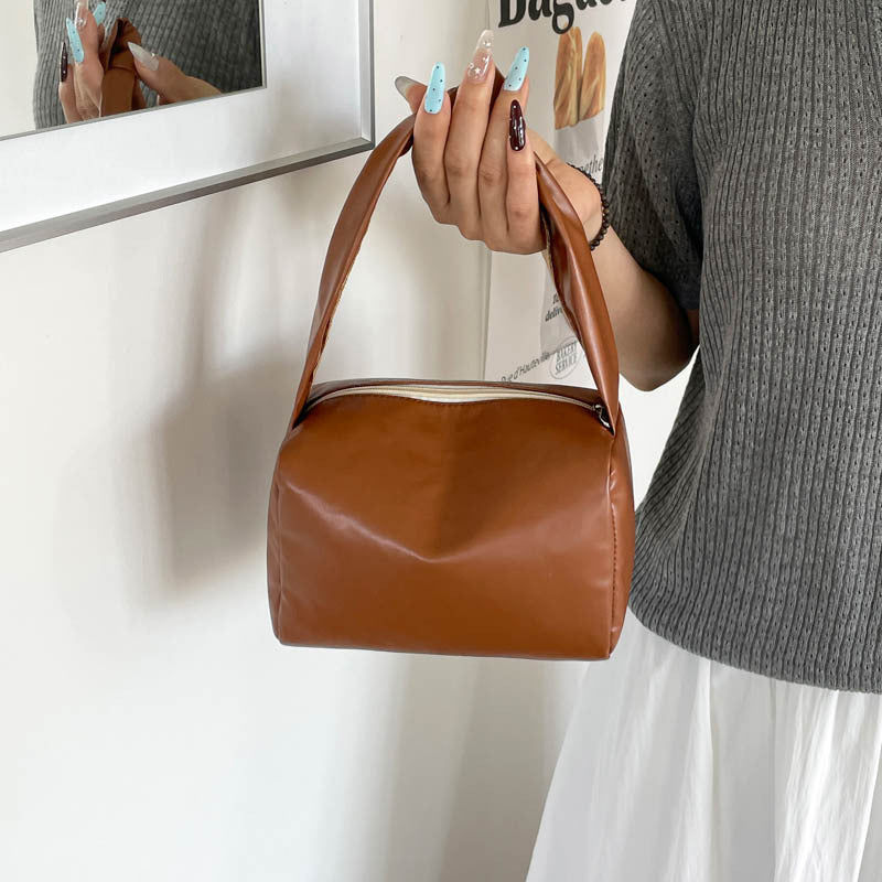 WoVintage-inspirierte strukturierte Handtasche Brehn